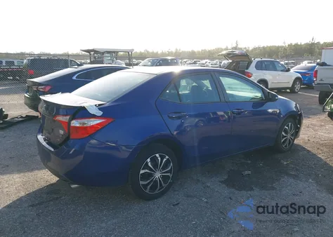 2015 Toyota Corolla S из США, поврежденный, VIN 2T1BURHE6FC396533